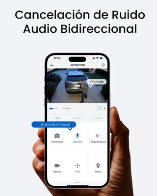 Cámara WiFi Solar Exterior 2K ieGeek S7 AOV