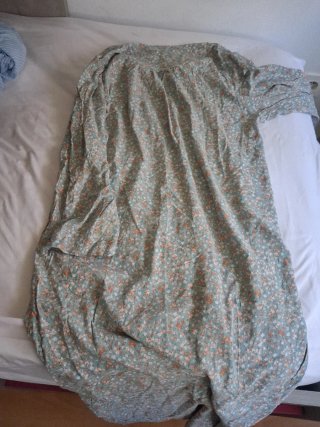 Vestido verde floral