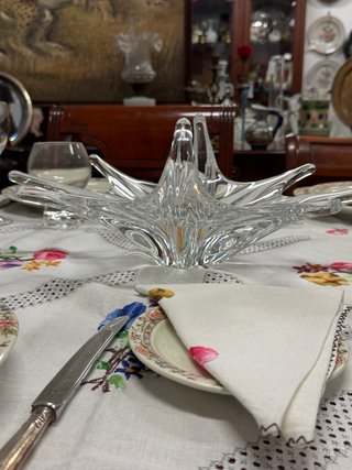Centro de mesa Cristal Baccarat Estrella