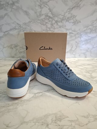 Clarks Tivoli Grace Talla 37 Azul/Marrón