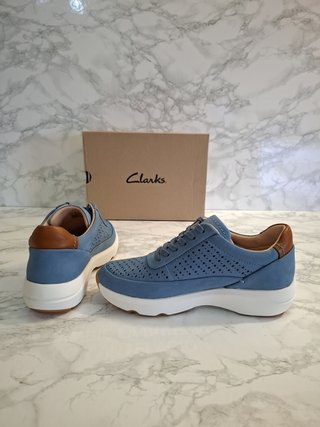 Clarks Tivoli Grace Talla 37 Azul/Marrón