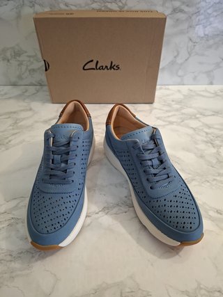 Clarks Tivoli Grace Talla 37 Azul/Marrón