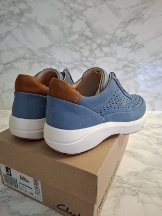 Clarks Tivoli Grace Talla 37 Azul/Marrón