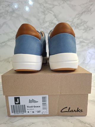 Clarks Tivoli Grace Talla 37 Azul/Marrón