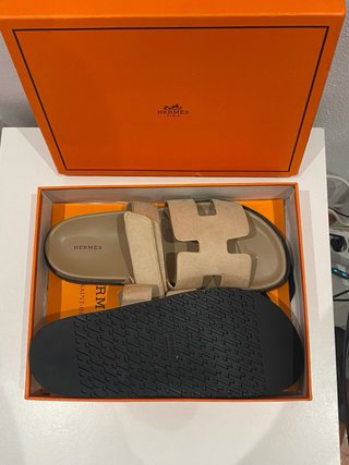 Sandali Hermes Beige Taglia 43