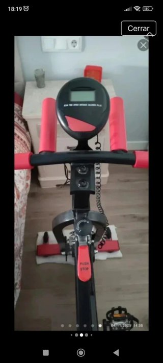 Bicicleta Estática Negra