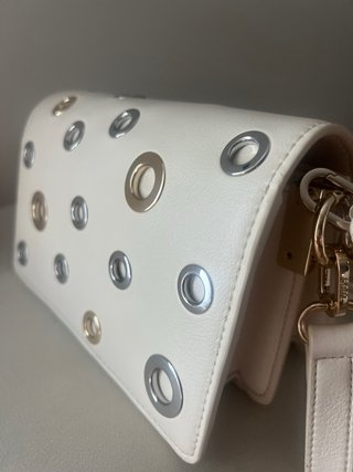 Bolso Tous blanco y dorado
