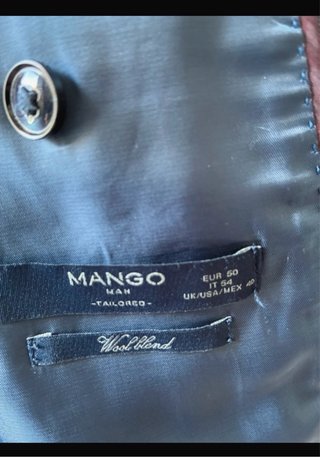 Fato Mango Man Lã EUR 50