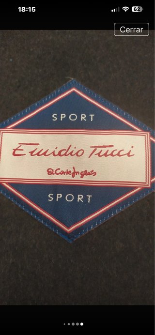 Abrigo Caballero Emilio Tucci Talla54 verde oscuro