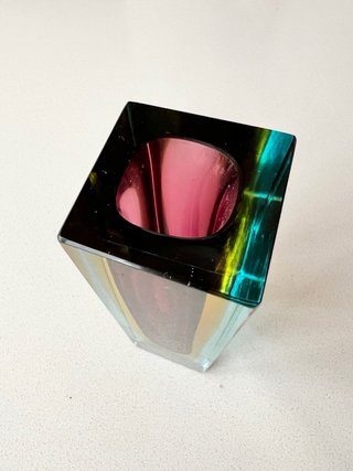 Jarrón Murano Flavio Poli Sommerso 15cm
