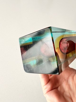 Jarrón Murano Flavio Poli Sommerso 15cm