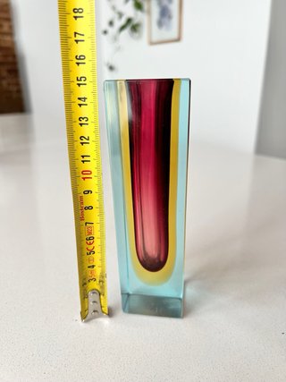 Jarrón Murano Flavio Poli Sommerso 15cm