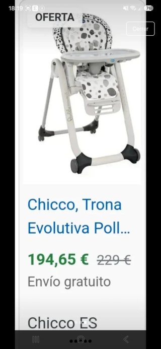 Trona Chicco Polly Progres5 Evolutiva