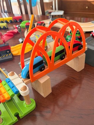 Lote trenes y accesorios Brio & Ikea