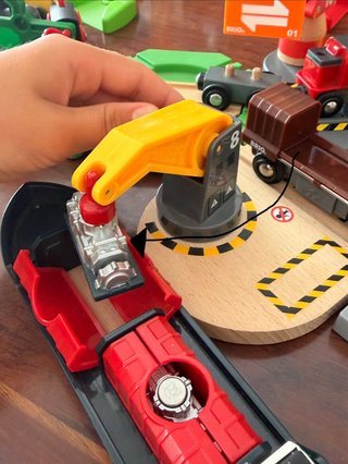 Lote trenes y accesorios Brio & Ikea