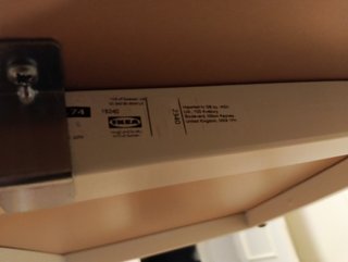Mesa de escritorio Ikea Bekant en L