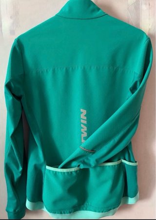 Chaquetas de Ciclismo Btwin Morada, rosa y verde