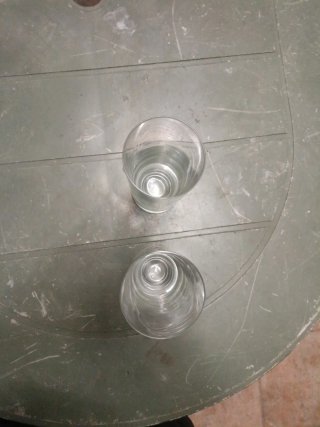Set de 2 Vasos de Cristal Tubo