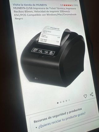 Impresora Térmica MUNBYN