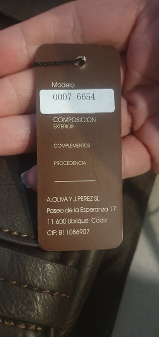 Bandolera caballero El Potro piel vegana