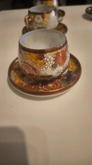 Juego Porcelana Kutani Vintage Japonés