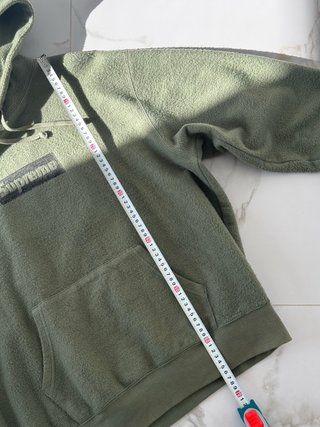 Supreme Hoodie Inside Out Verde Oliva