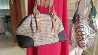 Bolso Roberto Verino Beige y Marrón