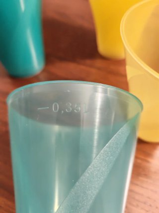 Set 24 Bicchieri Plastica