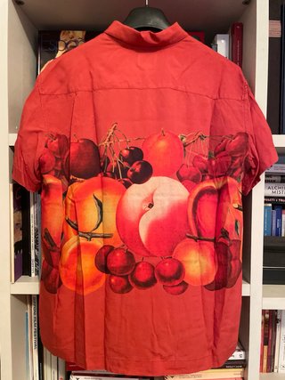 Camicia Obey stampa frutta cotone Tg M summer y2k