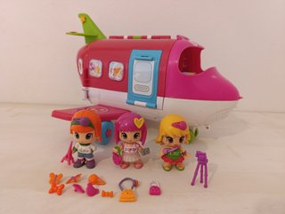 Avión PinyPon con figuras y accesorios