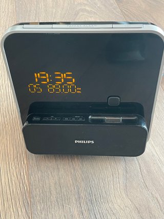 Radio Reloj despertador Philips iPod/iPhone