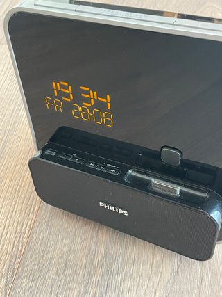 Radio Reloj despertador Philips iPod/iPhone