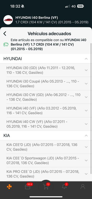 Volante Bimasa Hyundai i40