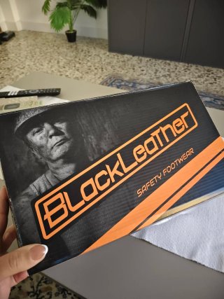Zapatos de seguridad BlackLeatHer negros/grises