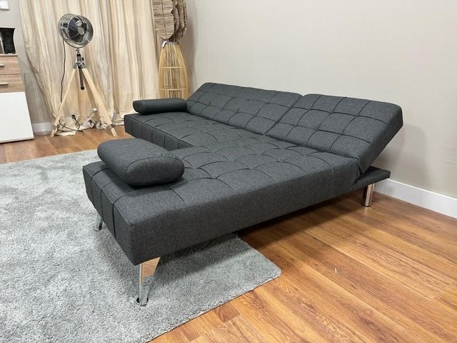 Sofá Chaise Longue Convertible Gris