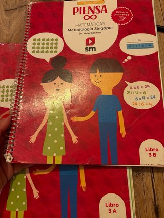Libro singapur piensa infinito tercero de primaria