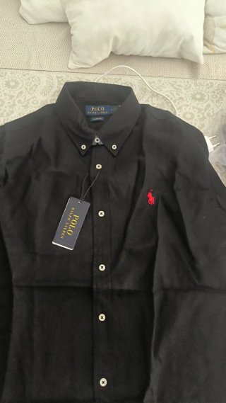 Camisa Polo Ralph Lauren Negra Talla M
