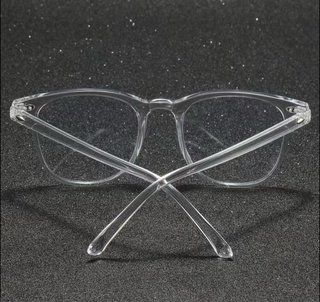 Gafas unisex marco transparente