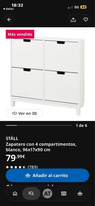 Zapatero Ikea Stall