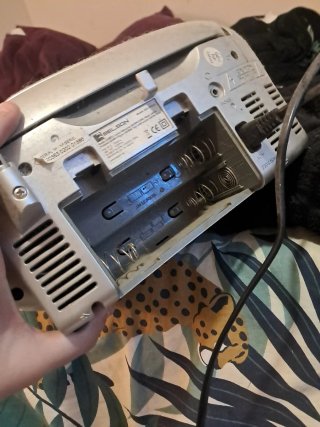 Radiocassette Vintage Pilas/Batería