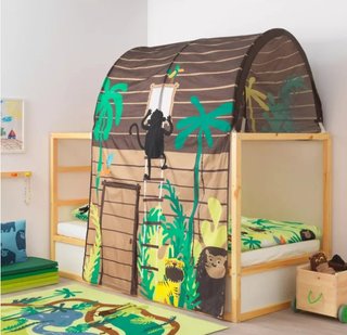 Decoración para litera temática jungla