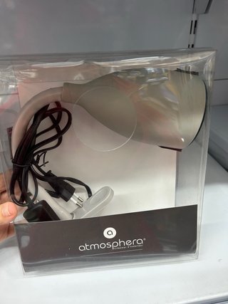 NUEVO CON ETIQUETA. Lámpara Flexo Gris con Pinza
