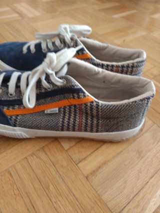 Zapatillas El Ganso Azul y Marrón