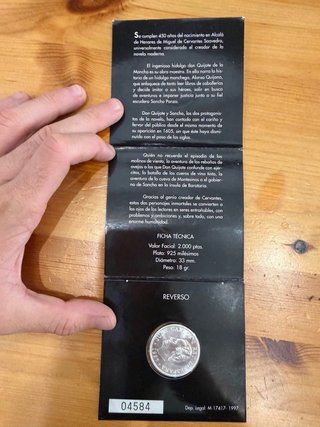 2000 ptas Fábrica Nacional de Moneda y Timbre 1997
