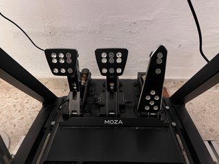Volante Thrustmaster T300 + Pedali Moza CPR + Freno