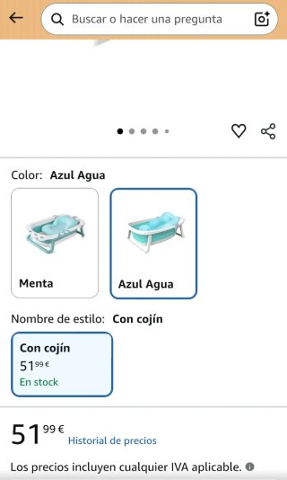 Bañera plegable Babify Ocean