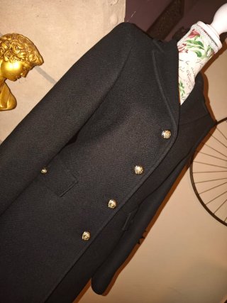 ABRIGO LANA MANTECO CUELLO PELO DESMONTABLE ZARA
