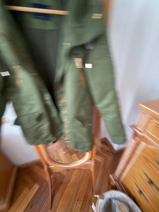 Cazadora Zara Verde Talla S