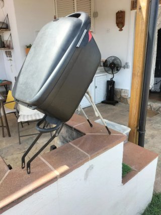 Cofre portaequipaje para bicicleta con soporte