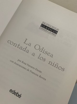 La Odisea Contada a Los Ninos